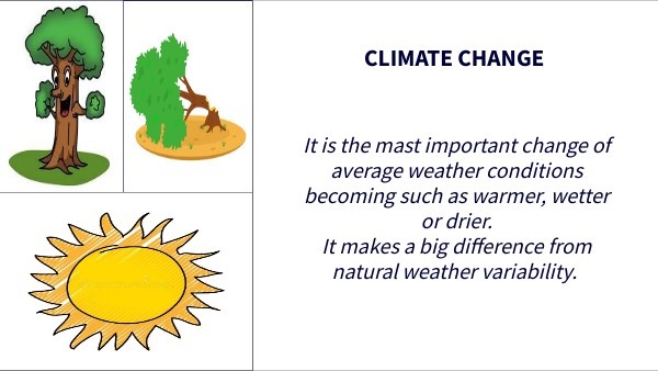 climate change | Genially
