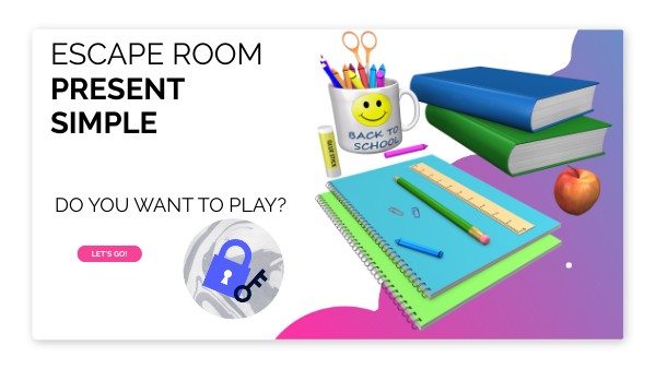 Escape room-Present Simple | Genially