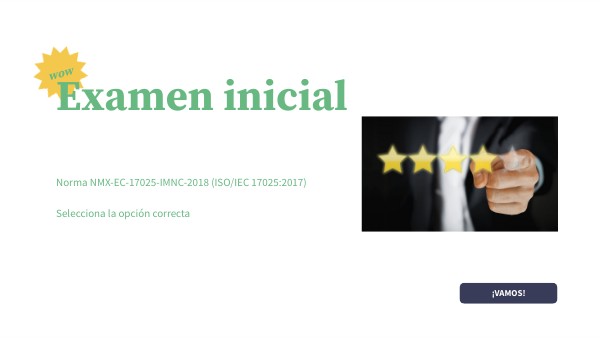 examen inicial 17025 | Genially
