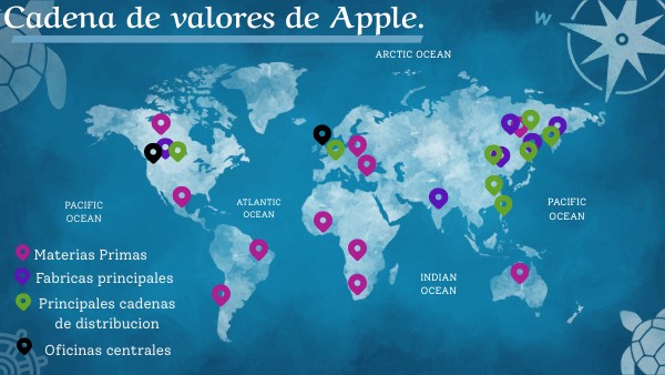OCEANIC WORLD MAP