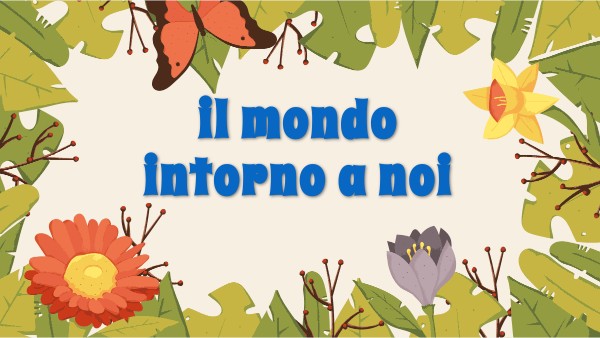Intorno A Noi Classe 1-2-3 Sfogliabile il mondo intorno a noi