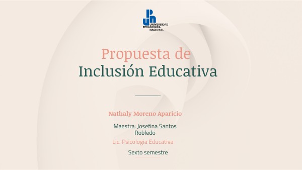 propuesta de inclusion educativa