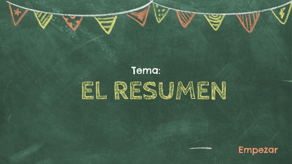 EL RESUMEN | Genially