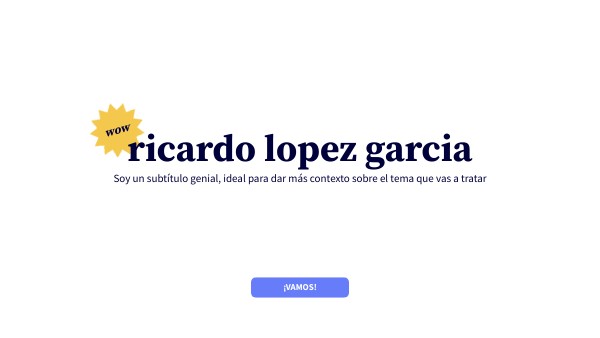 ricardo | Genially