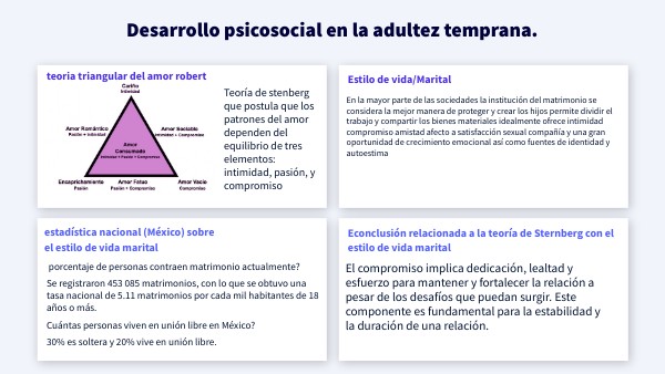 Desarrollo Psicosocial En La Adultez Temprana