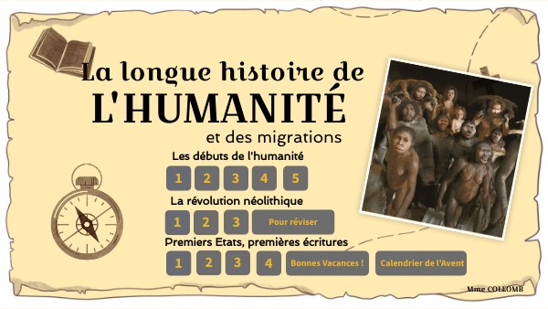 Histoire De L'humanité Et Des Migrations Pour Page De Garde