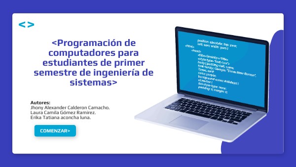 CODE TRAINING UNIT | Genially