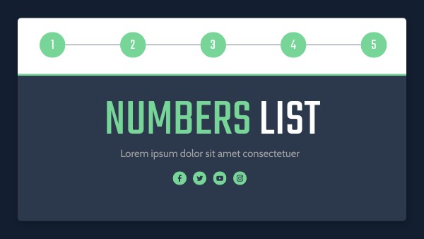 NUMBERS LIST | Genially