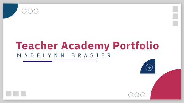 Teacher Academy Portfolio | Genially