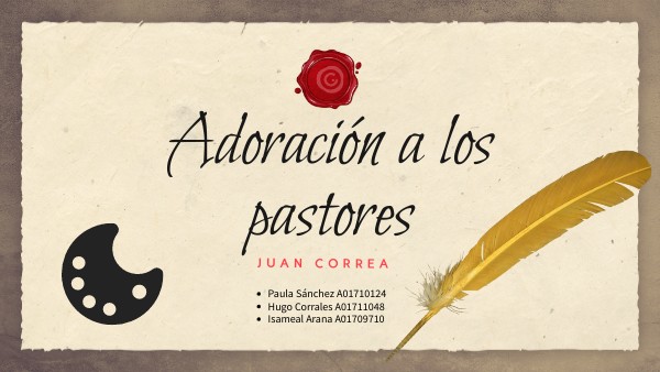 ADORACIÓN A LOS PASTORES