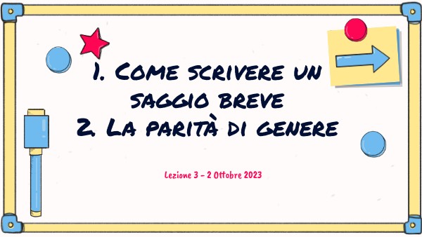 Lezione 3 | Genially