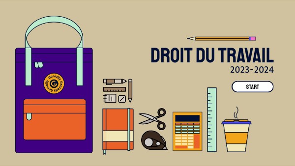 Le droit du travail | Genially