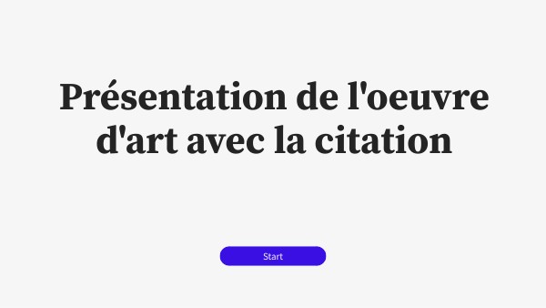 Basic interactive presentation | Genially