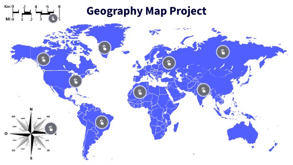 Interactive Geography Map Project. | Genially