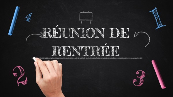 réunion de rentrée CE1