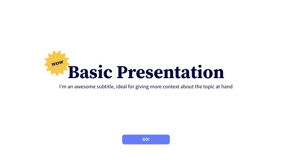 BASIC PRESENTATION | Genially