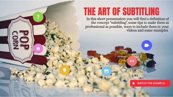The art of subtitling