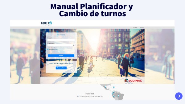 Manual Planificador y Cambio de turnos