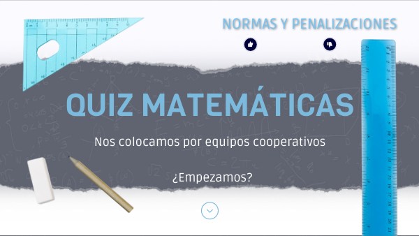 QUIZ MATEMÁTICAS 4D (CONJUNTO DE NÚMEROS) | Genially