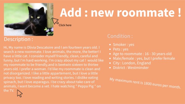 New Roommate Final Task Genially