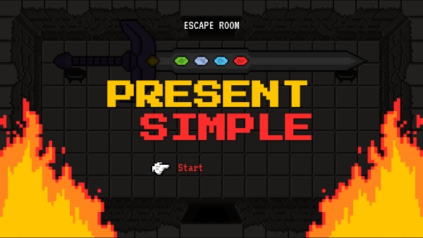 Escape room present simple | Genially