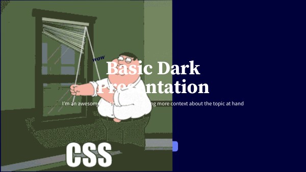 BASIC DARK PRESENTATION