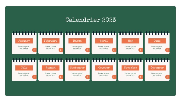 ANNUAL CALENDAR 2023 | Genially
