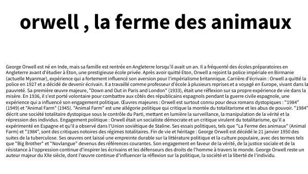 la ferme des animaux