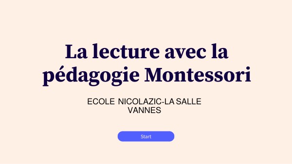 Présentation interactive basique | Genially