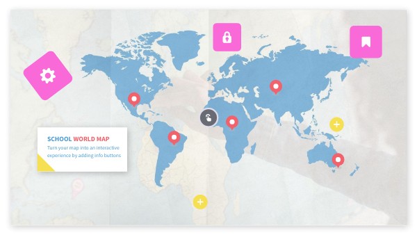 SCHOOL WORLD MAP