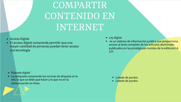 compartir datos