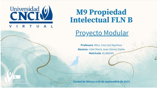 Presentación Propiedad intelectual Proyecto Modular | Genially