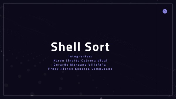 Shell sort