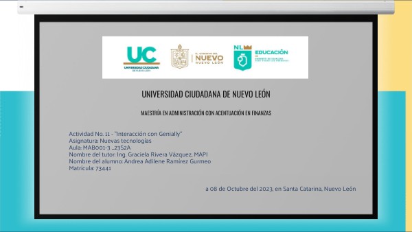 Actividad No. 11 - "Interacción con Genially"