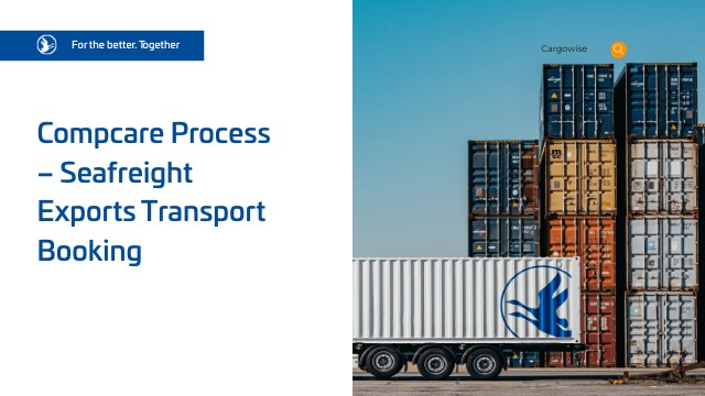 Compcare Process CW - Seafreight EXPORTS