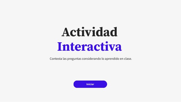 Basic Interactive Quiz | Genially