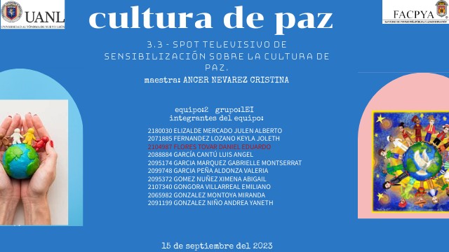3.3 cultura de paz | Genially