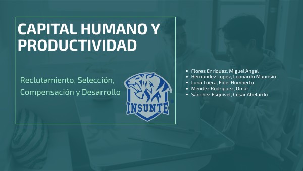 PRSENTACION CAPITAL HUMANO | Genially