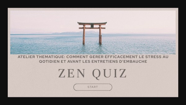 Zen Quiz