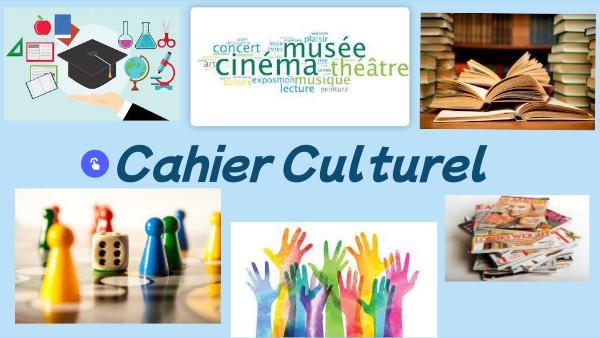 Page De Garde Cahier Parcours Culturel Maternelle Cahier Culturel | Genially