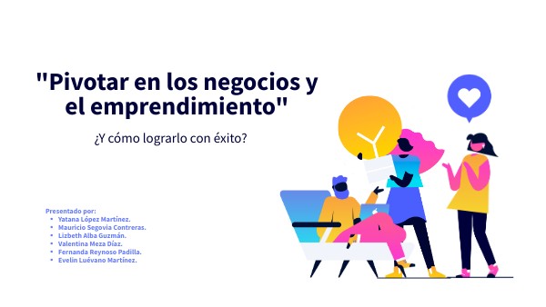 Pivotar en los negocios y el emprendimiento | Genially