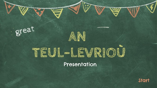 ANIMATED CHALKBOARD PRESENTATION | Genially