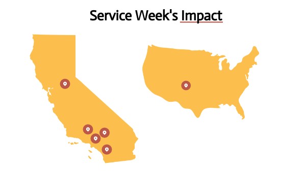 Service Weeks' Map