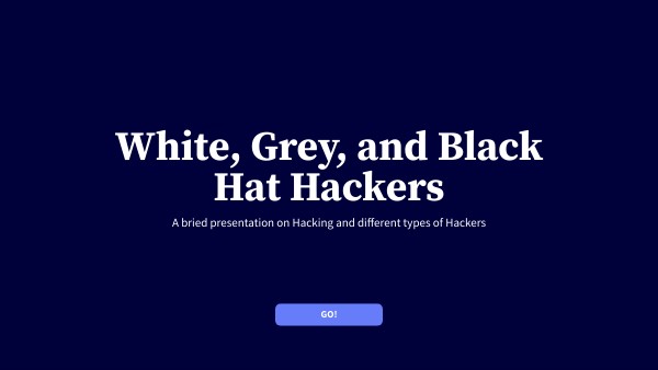 BASIC DARK PRESENTATION