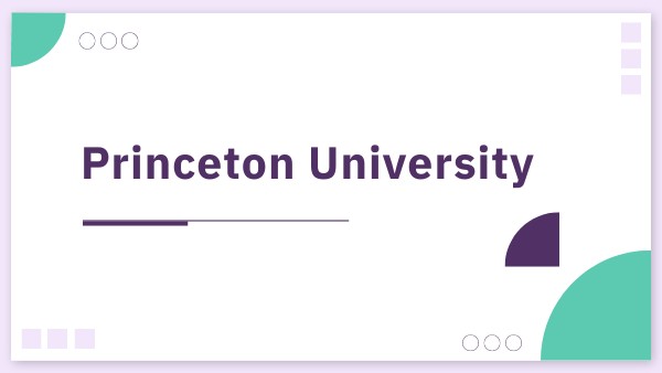 Princeton University | Genially