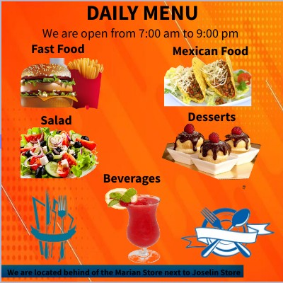 daily menu