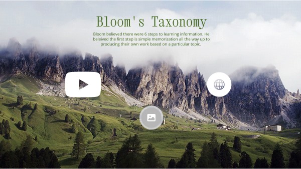 Bloom's Taxonomy Information