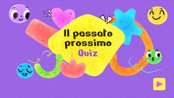 Il passato prossimo