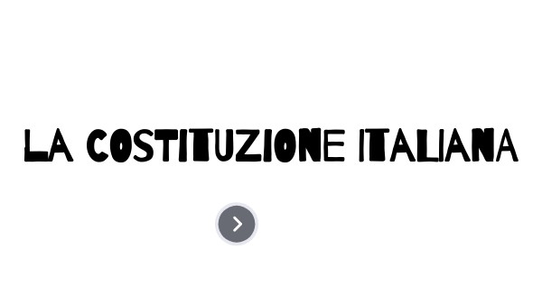 La costituzione italiana