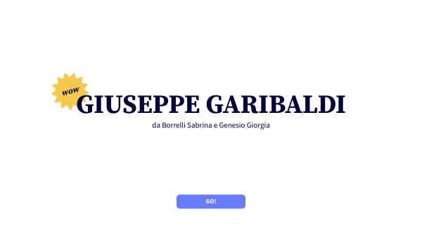 GIUSEPPE GARIBALDI